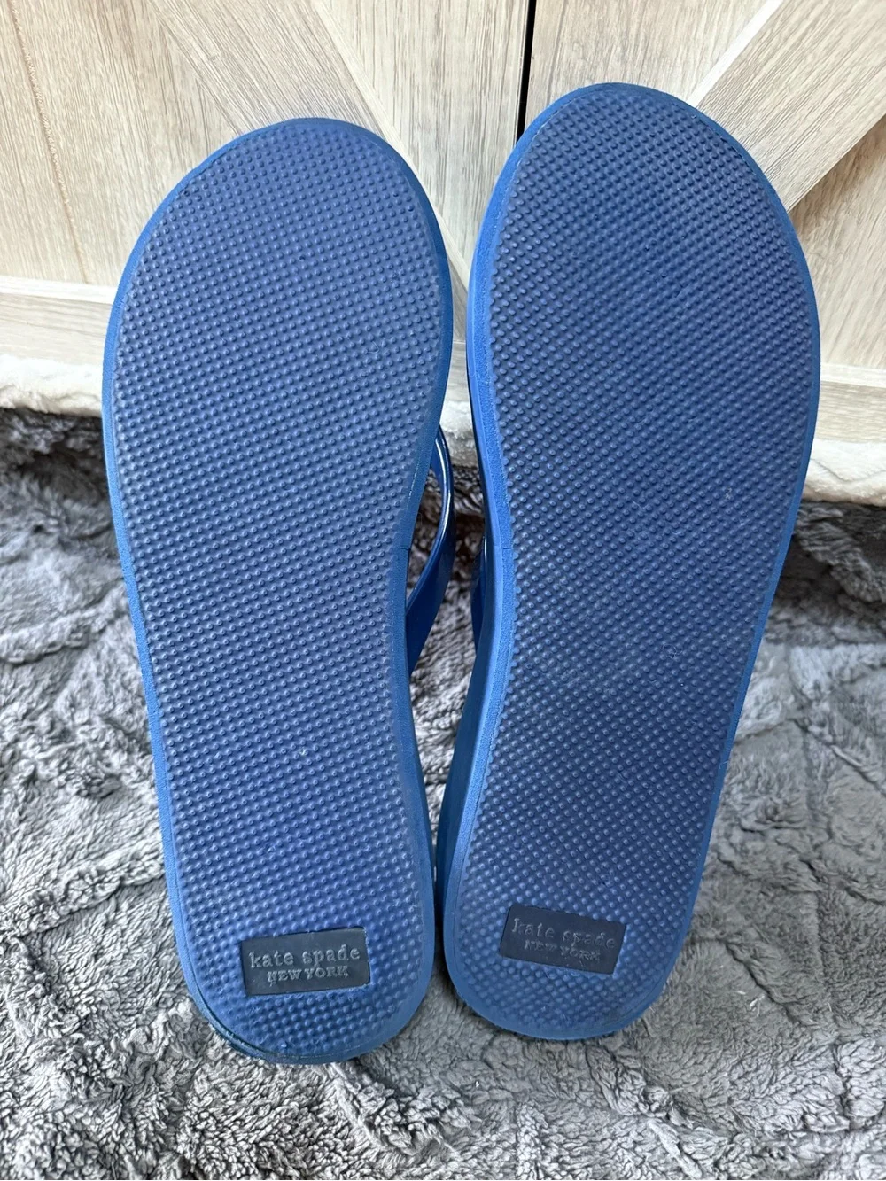 kate spade New York Striped Jelly Flip Flops - Multicolor